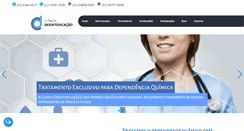 Desktop Screenshot of clinicadesintoxicacao.com.br